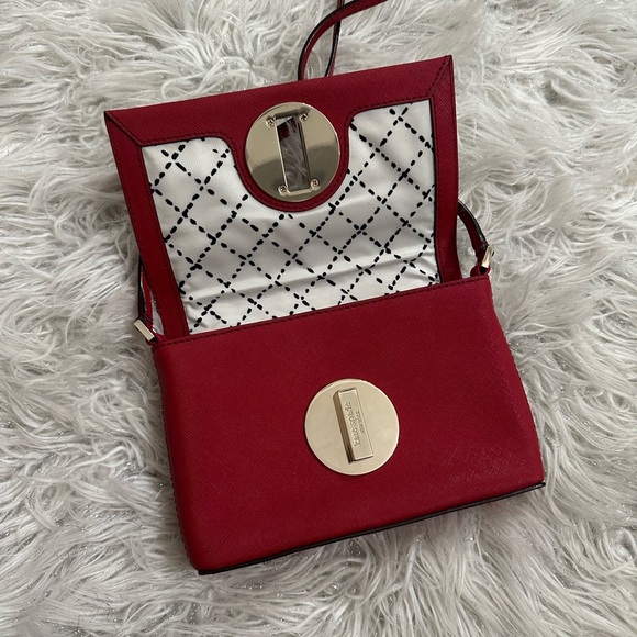 Kate spade Elegant Red Leather crossbody bag - Picture 4 of 5